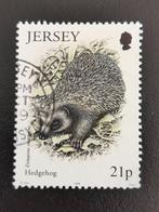 Jersey 1999 - zoogdieren - egel, Postzegels en Munten, Ophalen of Verzenden, Gestempeld