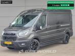 Ford Transit 165pk Automaat Black Edition 2025 model Dubbele, Auto's, Bestelwagens en Lichte vracht, Stof, 1995 cc, 4 cilinders