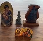 Vintage authentieke Heiligen religieuze MARIA beelden jaren, Antiek en Kunst, Ophalen of Verzenden