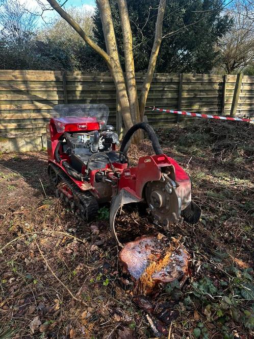 Stomptrimmer, stobbenfrees, stompslijpmachine, Tuin en Terras, Hand-tuingereedschap, Zo goed als nieuw, Ophalen