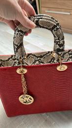 Mooie Bordeaux rode handtas, Handtassen en Accessoires, Tassen | Damestassen, Ophalen, Zo goed als nieuw, Handtas