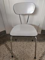Vintage grijze stoel formica, Huis en Inrichting, Ophalen, Gebruikt