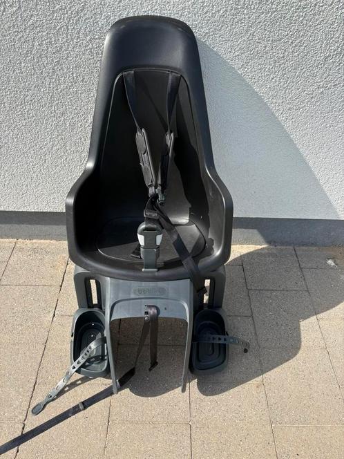 Fietsstoel Bobike One Maxi, Fietsen en Brommers, Fietsaccessoires | Fietsstoeltjes, Gebruikt, Achterzitje, 15 t/m 25 kg, Voetsteuntjes