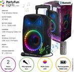 Partyfun speaker Bluetooth en Karaoke set met microfoon, Nieuw, Complete set, Ophalen