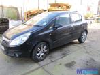 OPEL CORSA D leer half leder interieur 5 deurs zwart complee, Gebruikt, Opel