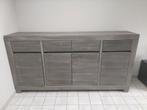 dressoirkast in massief hout 2m20 lang, Ophalen, Zo goed als nieuw, 200 cm of meer, 25 tot 50 cm