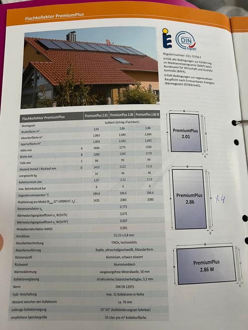 Zonnecollectoren, Doe-het-zelf en Bouw, Zonnepanelen en Toebehoren, Nieuw, Ophalen
