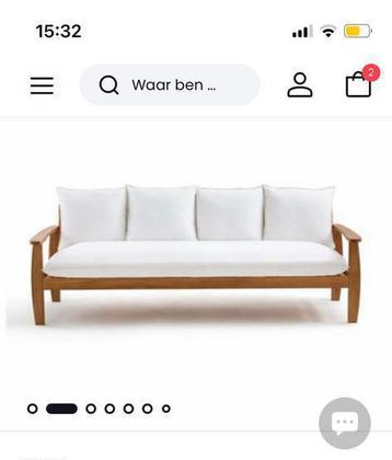 Canape bois interieur exterieur neuf  beschikbaar voor biedingen