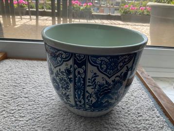 Delfts blauwe cache pot made for royal sphinx by boch, Enlèvement ou Envoi, Comme neuf
