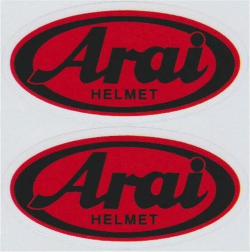 Arai Helmet sticker set #8, Motos, Accessoires | Autocollants, Envoi