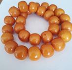 Antieke Faturan Butterscotch ketting met werveleffect 285gr, Ophalen of Verzenden, Overige materialen, Ketting