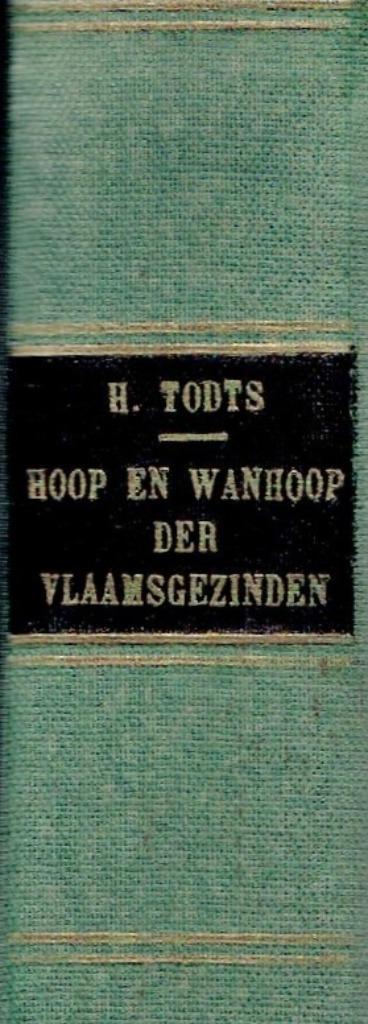 Hoop en wanhoop der Vlaamsgezinden. Herman Todts.Deel I, Livres, Histoire nationale, Utilisé, 20e siècle ou après, Enlèvement ou Envoi