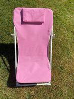 Strandstoel kind roze, Gebruikt, Ophalen, Aluminium, Verstelbaar