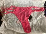Nieuwe Roze string met hartjes - maat 2XL ( Hunkemoller ), Vêtements | Femmes, Sous-vêtements & Lingerie, Rose, String, Enlèvement ou Envoi