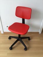 Fauteuil (s) de bureau rouge IKEA sur roulettes, Enlèvement ou Envoi, Comme neuf, Rouge, Chaise de bureau