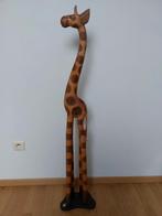 Girafe en bois 1,21 m, Antiek en Kunst, Kunst | Beelden en Houtsnijwerken, Ophalen of Verzenden