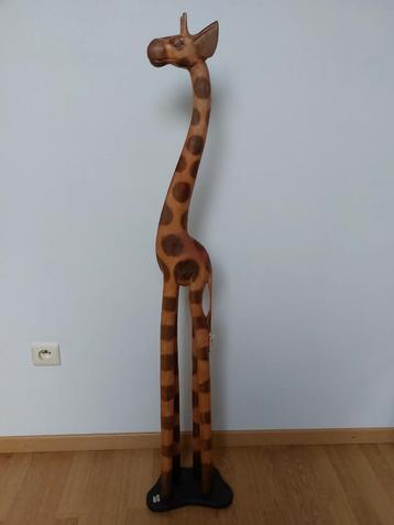 Girafe en bois 1,21 m