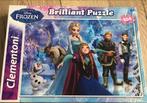 Puzzel frozen 104 stuks, Kinderen en Baby's, Speelgoed | Kinderpuzzels, Gebruikt, Meer dan 50 stukjes, Ophalen of Verzenden