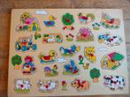 Houten insteekpuzzels, Ophalen of Verzenden, Zo goed als nieuw, 6 maanden tot 2 jaar
