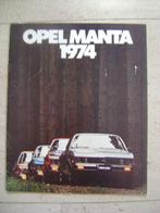 OPEL MANTA-GAMMA 1974, Livres, Opel, Utilisé, Enlèvement ou Envoi