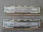 RAM DDR4 16Go (2x8Go) Ballistix 2666MHz CL16, Gebruikt, DDR4, Ophalen of Verzenden, Desktop