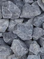 Blauwe split sier stenen 25m2 - 25-40mm, Jardin & Terrasse, Gravier, Rochers & Caillasse, Comme neuf, Basalte, Bleu, Enlèvement