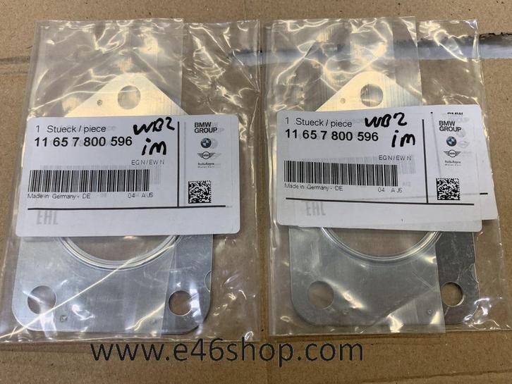 PAKKING UITLAAT SPRUITSTUK TURBO  BMW OE 11657800596, Auto-onderdelen, Motor en Toebehoren, BMW, Nieuw, Ophalen of Verzenden