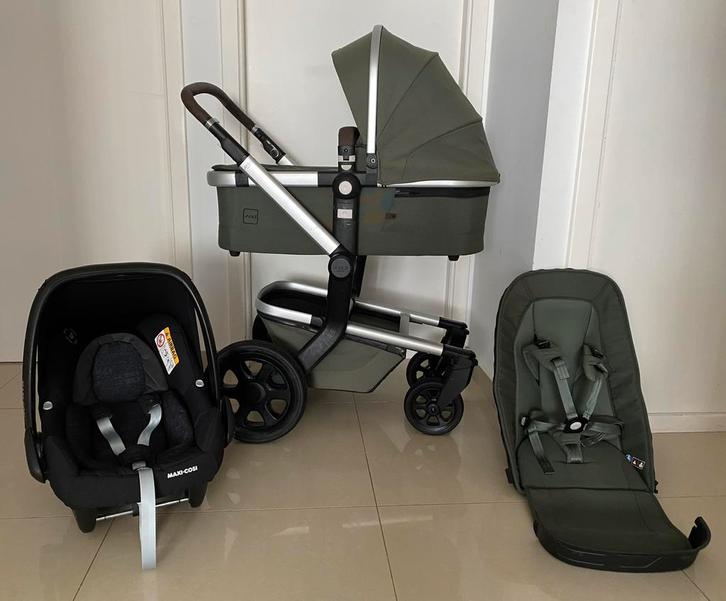 Joolz Day3 Marvellous Green 3 in 1 - COMPLEET, Kinderen en Baby's, Buggy's, Zo goed als nieuw, Maxi-Cosi, Ophalen