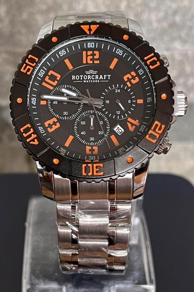 ROTORCRAFT BLADE SPORT CHRONO TWV419€! 💯%NIEUW, ORIGINEEL!, Handtassen en Accessoires, Sporthorloges, Nieuw, Geel, Ophalen of Verzenden