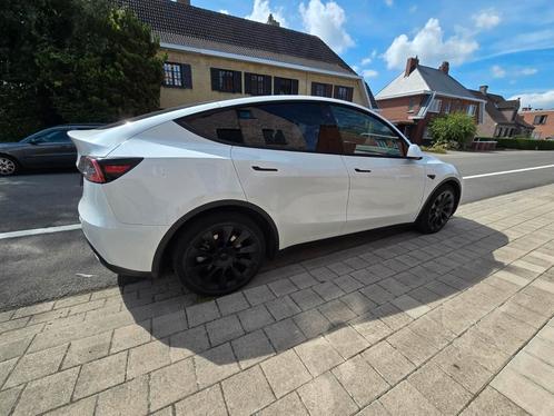 Tesla model y long range te koop, Auto's, Tesla, Particulier, Model Y, Elektrisch, SUV of Terreinwagen, Automaat, Wit, Zwart, Kunstmatig leder
