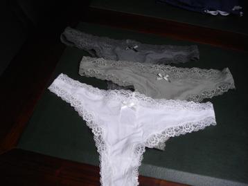 Set: 3 nieuwe H&M Brazilian slips, dames. mt M beschikbaar voor biedingen