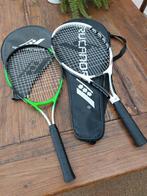 2 tennisrackets rucanor met beschermhoes, Sport en Fitness, Tennis, Ophalen of Verzenden, Zo goed als nieuw