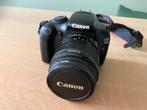 Canon digitaal fototoestel EOS 1100D + EFS 18-55mm lens, Audio, Tv en Foto, Fotocamera's Digitaal, Spiegelreflex, Canon, Gebruikt