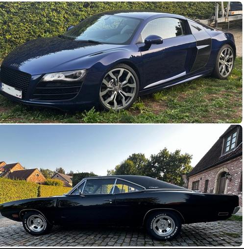 Audi R8 V10 ou Dodge Charger VS Pick up ou autre?, Auto's, Oldtimers, Particulier, Dodge, Cabriolet, Overige bekleding, Ophalen