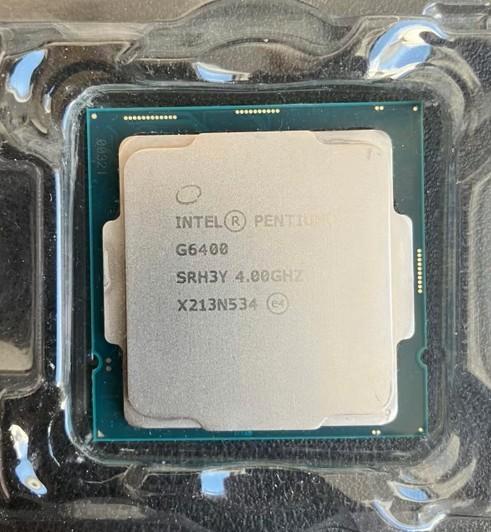 Intel Pentium Gold G6400 socket 1200, Informatique & Logiciels, Processeurs, Comme neuf, 4 Ghz ou plus, Enlèvement ou Envoi