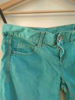 Turkoois/groene skinny broek, Groen, Gedragen, Lang, Maat 34 (XS) of kleiner