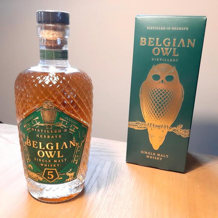 BELGIAN OWL 5 Years 50cl / 46%, Collections, Vins, Neuf, Pleine, Enlèvement