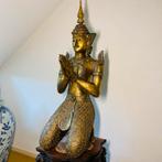 Tempelwachter grote boeddha buddha boeddhabeeld verguld., Huis en Inrichting, Ophalen