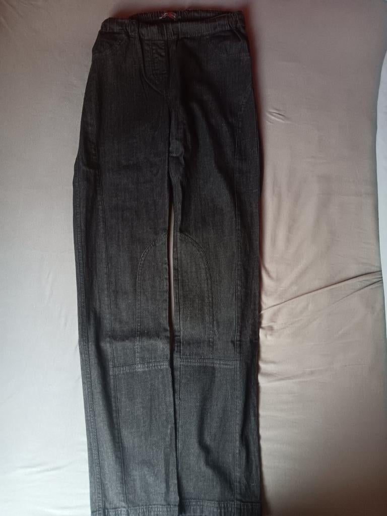 Zwarte elastische broek, Maat 46/48 (XL) of groter, Ophalen of Verzenden, Zo goed als nieuw, Lang