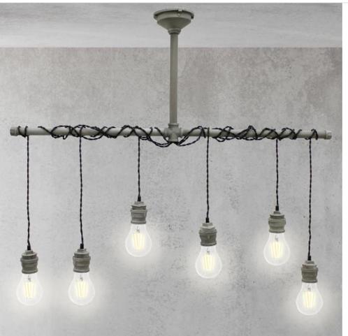Lampe suspendue industrielle - nouveau !, Maison & Meubles, Lampes | Suspensions, Neuf, 50 à 75 cm, Synthétique, Métal, Autres matériaux