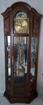 staande klok met vitrine westminster, Antiek en Kunst, Ophalen