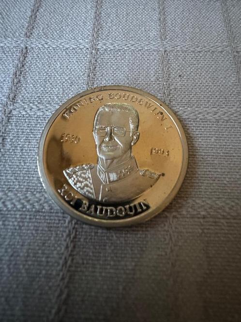 Medaille 1997 Boudewijn 1930-1993 Zilver (238), Postzegels en Munten, Penningen en Medailles, Zilver, Ophalen of Verzenden