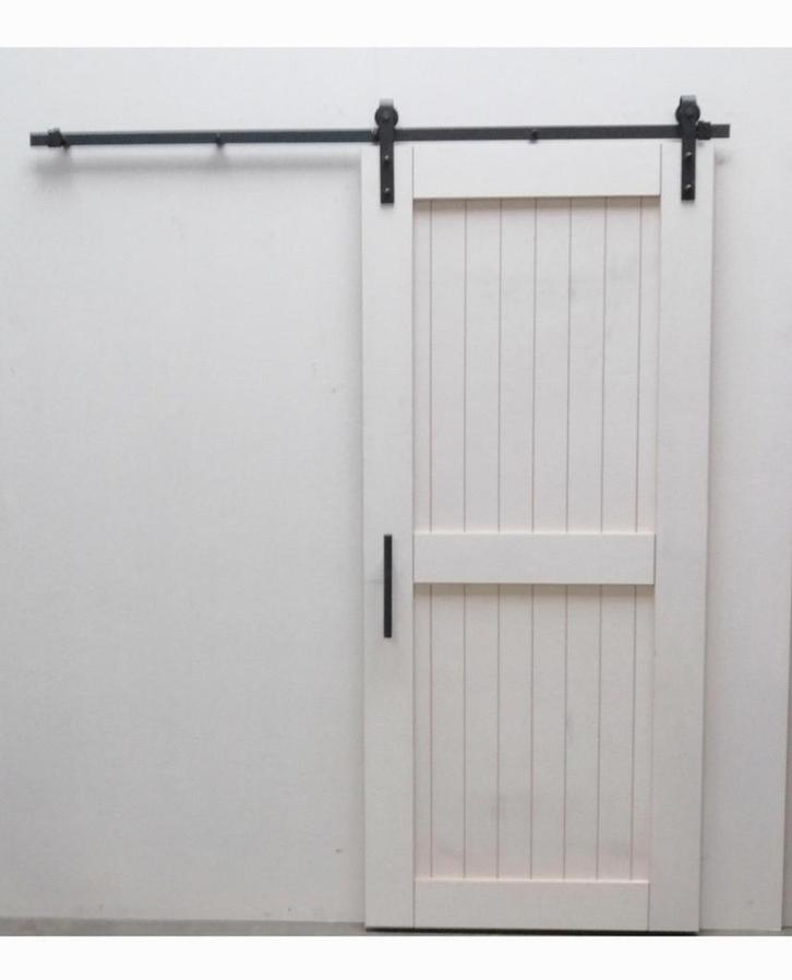 Mdf Schuifdeur wit gegrond, Doe-het-zelf en Bouw, Deuren en Vliegenramen, Schuifdeur, Ophalen