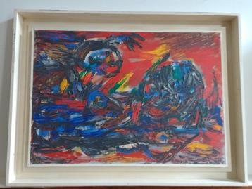 Klaas Boonstra  1905 - 1999   Abstracte Compositie