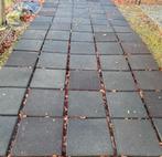 Lot rubber tegels., Tuin en Terras, Tegels en Klinkers, Ophalen, Zo goed als nieuw, Rubber