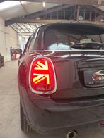 ⭐Mini Cooper 5 deurs , Leder , Navi, ACC, Garantie, Auto's, USB, MINI Next, Zwart, Handgeschakeld