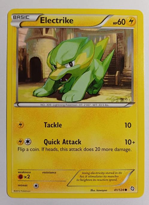 Pokémonkaart Electrike Dragons Exalted 41/124, Hobby & Loisirs créatifs, Jeux de cartes à collectionner | Pokémon, Utilisé, Cartes en vrac