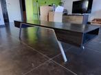 Massief houten salontafel – modern design, Huis en Inrichting, Ophalen, Gebruikt, 50 tot 100 cm, 150 tot 200 cm