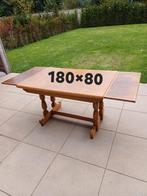 Opvouwbare eettafel., Huis en Inrichting, Opvouwbare eettafel., Zo goed als nieuw, Minder dan 100 cm, Hout