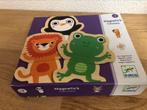 Houten magneten dieren van Djeco, Kinderen en Baby's, Speelgoed | Kinderpuzzels, 2 tot 4 jaar, Gebruikt, Ophalen of Verzenden